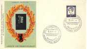 1965 Germany Berlin  CACHET FDC " Annette Von Droste Huelshoff " 1 Mark Definitive Value - Autres & Non Classés