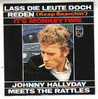 JOHNNY  HALLYDAY  CHANTE EN ALLEMAND  LASS DIE LEUTE DOCH   CD 2 TITRES - Other - French Music