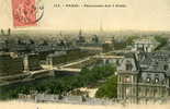 PARIS - Panorama Des 7 Ponts - Carte Colorisée - The River Seine And Its Banks