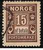 Norvège, 1889, T Bien à Voir. - Oblitérés