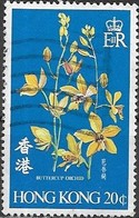 HONG KONG 1977 Orchid - 20c  Buttercup Orchid FU - Usados