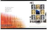 2004 GB FDC First Day Cover - Letters By Night - Presitge Booklet Pane - Ref 474 - 2001-10 Ediciones Decimales