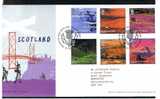 2003 GB FDC First Day Cover - Scotland Views - Ref 474 - 2001-2010 Decimal Issues