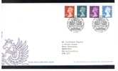 2003 GB FDC First Day Cover - Scarce Machin High Values New Style £1.50 - £5  - Ref 474 - 2001-10 Ediciones Decimales