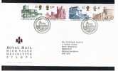 1992 GB FDC First Day Cover - High Value Definitive Castle Stamps £1 - £5 - Windsor Postmark - Ref 474 - 1991-2000 Dezimalausgaben