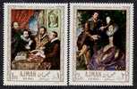 Rubens, Azman Painting ( Pintura, Gemälde, Peinture ), 2 Stamps - Rubens