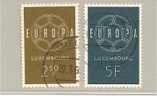 LuxMi.Nr.609-10/  LUXEMBURG -  1959, EUROPA O - Used Stamps