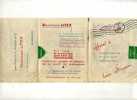 -  FRANCE . LETTRE CIVILE EN FRANCHISE . CARTE A 3 FEUILLETS EN PP DE 1952 - Civil Frank Covers