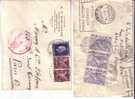 2 LETTRES DE GRECE - Poststempel - Freistempel