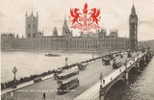 London  The House Of Parliament (big Ben )City Arms Domine Dirice Nos Raphael Tuck & Son  Serie - Houses Of Parliament
