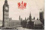 London The House Of Parliament  City Arms Domine Dirice Nos Raphael Tuck & Son  Serie Oldtimer - Houses Of Parliament