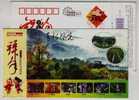 Opera Culture,baiyisha Waterfall,tea Field,China 2008 Qingshui Landscape Advertising Pre-stamped Card - Autres & Non Classés