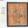 N° 286 TYPE PAIX  1fr. BLOC DE 4 - 1932-39 Paz