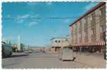 Whitehorse Yukon Territory, Fourth Ave Street Scene With Bus And Volkswagen Campervan On C1960s Vintage Postcard - Yukon