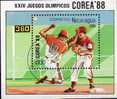 Baseball Sommer Olympiade Seoul 1988 Nicaragua 2860+ Block 177 O 6€ - Summer 1988: Seoul