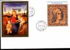 Hongrie 1983 Fdc Raphaël 1483 1517 Bloc Numéroté Madonne Raffaello Santi - Madonnen