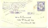 REF LBL3 - TONGA ENVELOPPE ACHEMINEE PAR TIN CAN MAIL 21/7/1936 - Tonga (1970-...)