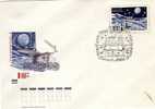 Carta F.D.C.  Moscu (Rusia)  1971. Espacio, Espace, Moon, Luna, Robot - Russie & URSS