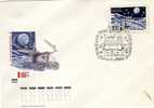 Carta F.D.C.  Moscu (Rusia)  1971. Espacio, Espace, Moon, Luna, Robot - Russia & USSR