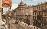 VARSOVIE WARSCHAU WARSZAWA (Pologne) Rue Tramway  Cachat Vignette Magdeburg - Pologne