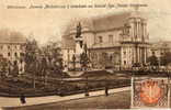 VARSOVIE WARSCHAU WARSZAWA (Pologne) Place Statue église Cachet Flatau Au Verso - Pologne