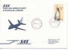 Sweden First SAS Airbus Flight Stockholm - London 29-3-1981 - Covers & Documents