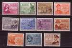 Q8011 - NORWAY NORVEGE Yv N°293/303 * - Unused Stamps