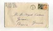 ETATS UNIS POSTE AERIENNE . AFFRANCHISSEMENT SIMPLE SUR ENVELOPPE DE 1966 POUR LA FRANCE . - 3a. 1961-… Used