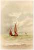 CPA, Illustrateur Belge, Suisse ? - Bateau, Voilier - Ante 1900