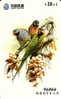 TARJETA DE CHINA DE UNOS LOROS  (LORO-PARROT-BIRD) - Papegaaien & Parkieten