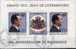1981 Jubiläum Großherzog Von Luxemburg Block 13 SST 4€ Porträt Bloque Hojita M/s Waps Bloc S/s Sheet Bf Luxembourg - Used Stamps