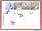 LITTLE TERN - STERNA ALBIFRONS ( Croatia FDC ) Petit Sterne WWF World Widelife Fund Bird Oiseau Birds Oiseaux Vogel Ave - FDC