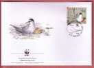 LITTLE TERN - STERNA ALBIFRONS ( Croatia FDC ) Petit Sterne WWF World Widelife Fund Bird Oiseau Birds Oiseaux Vogel Ave - FDC