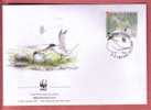 LITTLE TERN - STERNA ALBIFRONS ( Croatia FDC ) Petit Sterne WWF World Widelife Fund Bird Oiseau Birds Oiseaux Vogel Ave - FDC