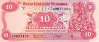 NICARAGUA  10 Cordobas  Non Daté (1979)  Pick 134    ***** BILLET  NEUF ***** - Nicaragua