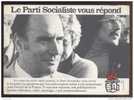 Le Parti Socialiste Vous Répond - Portrait De F MITTERAND 1977 - Politieke Partijen & Verkiezingen