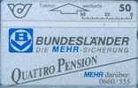 # AUSTRIA 25 Quattro Pension 2 50 Landis&gyr 04.91 Tres Bon Etat - Oesterreich