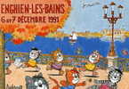 BARBEROUSSE. CARTE POSTALE DU SALON D' ENGHIEN LES BAINS 1991. SIGNEE Et NUMEROTEE. DESSIN ORIGINAL. - Barberousse