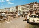 PHOTO POSTCARD PASEO LA CORUNA CARTE POSTALE COCHE SEAT 600 AUTOBUSES PEGASO - La Coruña