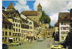 Rapperswil Hauptplatz Mit Schloss  Nr 14059  / Oldtimers - Rapperswil-Jona