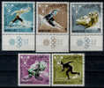 SOUTH ARABIA ( MAHRA STATE ) / WINTER OLYMPIC GAMES / GRENOBLE 68 / 5 VFU STAMPS / 3 SCANS . - Winter 1968: Grenoble