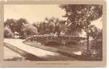 C 1900 Rustic Bridge Prospect Park, Niagara Ullman Photo Cabon N° 3031 - Buffalo