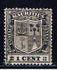 MS+ Mauritius 1910 Mi 131 Wappen - Mauritius (...-1967)