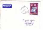 GOOD ROMANIA Postal Cover To ESTONIA 2007 - Good Stamped: Stamp On Stamp - Covers & Documents