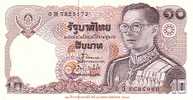 THAÏLANDE  10 Bath   Non Daté (1969-1978)   Pick 83a     ***** BILLET  NEUF ***** - Tailandia