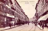 LUDWIGSHAFEN...RUE LOUIS AVEC COMMERCES,TRAM,VELO...CPA 1927 ANIMEE - Ludwigshafen