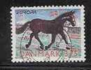 DENMARK  - FETES NATIONALES - FAUNA - HORSES - Yvert # 1191 - VF USED - Used Stamps