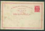 Iceland 10aur Postal Stationery Card Unused - Brieven En Documenten