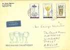 HUNGARY 1980 FDC - Stamp Day - Glassware - FDC