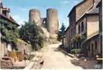 CROCQ Creuse 23 : Les Tours Vestiges D'un Chateau Du XII Eme Siècle  Rue De L'église ( Poules ) - Crocq